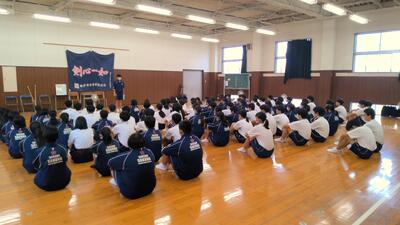３年９月学年朝会２