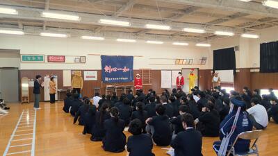 ３年２学期学年集会