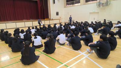 ２年４月学年集会