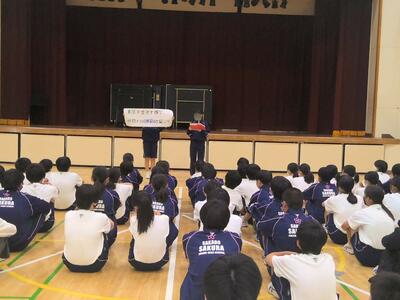 ２年学年朝会