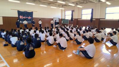 ３年１学期末集会