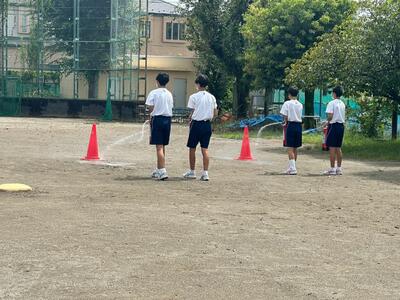 ２学期避難訓練